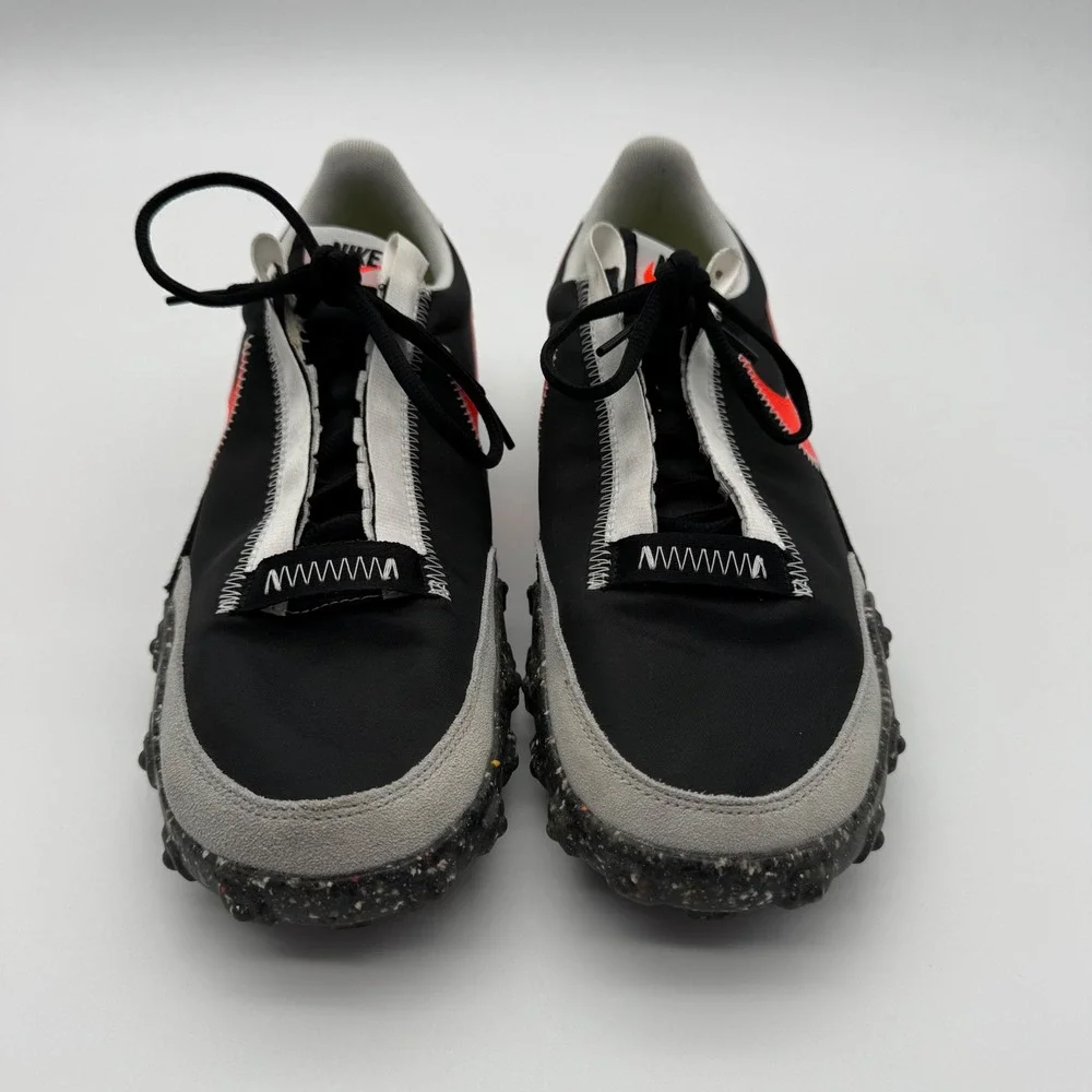 Nike Waffle Racer Crater Black Womens Sneakers Size 11.5 Womens 10 Mens
